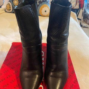 Guess Black GW Breki Muli Leather Boots - 5.5" Shaft - 8M